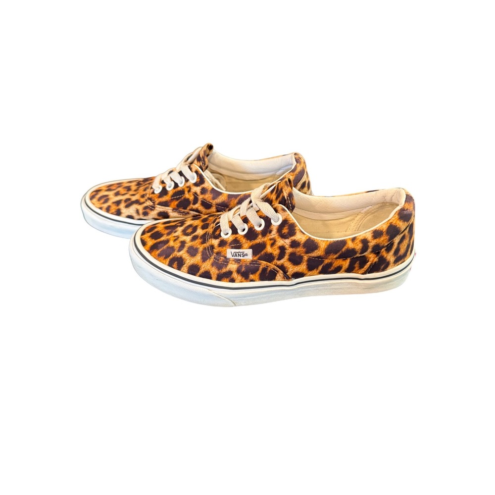 Vans Era Leopard Print Canvas Low Top Sneakers Mens 6 Womens 7.5 508731 - Picture 8 of 8